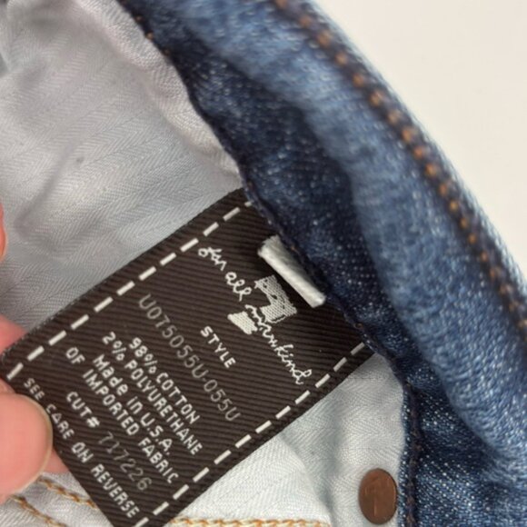 7 for All Mankind Low Rise Boot Cut Jeans Size 28 - Picture 13 of 14